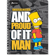 Foto de Cuaderno profesional Norma Simpsons doble arillo cuadro grande 100 hojas 