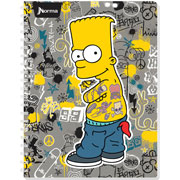 Foto de Cuaderno profesional Norma Simpsons doble arillo cuadro grande 100 hojas 