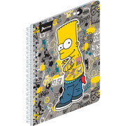 Foto de Cuaderno profesional Norma Simpsons doble arillo cuadro grande 100 hojas 