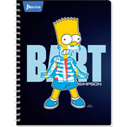 Foto de Cuaderno profesional Norma Simpsons doble arillo cuadro grande 100 hojas 
