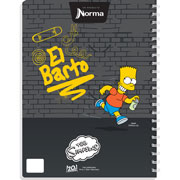 Foto de Cuaderno profesional Norma Simpsons doble arillo cuadro grande 100 hojas 