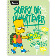 Foto de Cuaderno profesional Norma Simpsons doble arillo de raya 100 hojas 