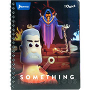 Foto de Cuaderno profesional Norma Toons doble arillo cuadro chico 100 hojas 