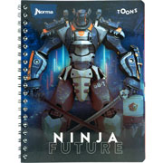 Foto de Cuaderno profesional Norma Toons doble arillo cuadro chico 100 hojas 