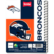 Foto de Cuaderno Profesional Scribe Nfl Doble Espiral 100 Hojas Cuadrícula 5 mm 