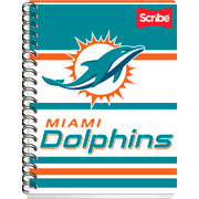 Foto de Cuaderno Profesional Scribe Nfl Doble Espiral 100 Hojas Cuadrícula 7 mm 