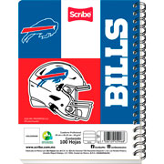 Foto de Cuaderno Profesional Scribe Nfl Doble Espiral 100 Hojas Raya 