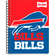 Foto de Cuaderno Profesional Scribe Nfl Doble Espiral 100 Hojas Raya 