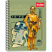 Foto de Cuaderno Profesional Scribe Starwars Doble Espiral 100 Hojas Cuadrícula 5 mm 