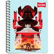 Foto de Cuaderno Profesional Scribe Starwars Doble Espiral 100 Hojas Raya 