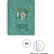 Foto de Cuaderno profesional Senfort Ecology Save espiral cuadro chico 100 hojas 