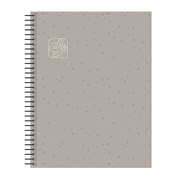 Foto de Cuaderno Profesional Senfort Seoul Espiral Cuadrícula 5 mm 80 Hojas Gris 