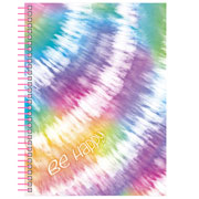 Foto de Cuaderno Profesional Senfort Tie Dye Multicolor Espiral Cuadro Chico 100 Hojas