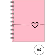 Foto de Cuaderno Profesional SNF Heart Cuadro 5mm 120 Hojas 