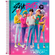 Foto de Cuaderno Profesional Tilibra Guerreras K-POP 160 Hojas Ray 