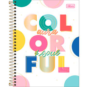 Foto de Cuaderno Universitario Tilibra Be Nice espiral 160 hojas Raya 