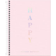 Foto de Cuaderno universitario Tilibra Happy 160 hojas de raya rosa 