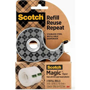 Foto de Despachador Scotch Pack Metal con 2 Cintas Mágicas 