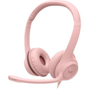 Foto de Diadema Gamer Logitech H390 On Ear con microfono Abat rosa