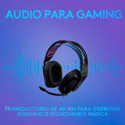 Foto de DIADEMA LOGITECH G335 GAMING CON MICRÓFONO PLEGABLE NEGRO 