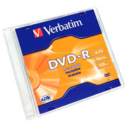 Foto de DVD-R VERBATIM 95093 4.7GB 16X CAJA SLIM
