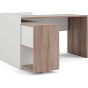 Foto de Escritorio Alterego Function Plus Corner 80168Cj49 trufa/blanco 