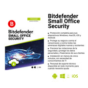 Foto de ESD BITDEFENDER SMALL OFFICE SECURITY 2AÑOS 5 USUARIOS + 1 SERVER 