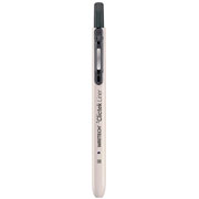 Foto de Estilógrafo Desechable Writech Clictek Retráctil Negro 0.8 