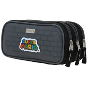 Foto de Estuche Escolar Bowser Gris Chenson Mb70982 