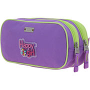 Foto de Estuche Escolar Chenson Happy Girl Lila/Verde 
