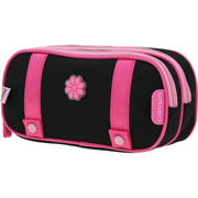 Foto de Estuche Escolar Chenson Happy Girl Negro Fucsia 