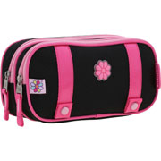 Foto de Estuche Escolar Chenson Happy Girl Negro Fucsia 