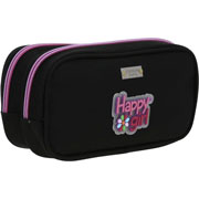 Foto de Estuche Escolar Chenson Happy Girl Negro 