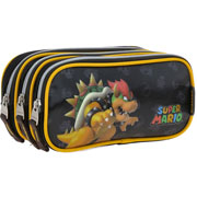Foto de Estuche Escolar Chenson Mario Bros Booser Negro 