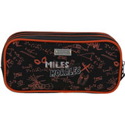Foto de Estuche Escolar Chenson Miles Morales Negro/Rojo 