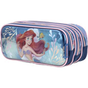 Foto de Estuche Escolar Chenson Princesas Ariel Azul 