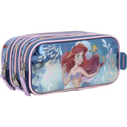 Foto de Estuche Escolar Chenson Princesas Ariel Azul 