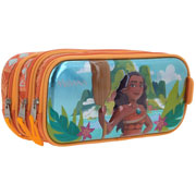 Foto de Estuche Escolar Chenson Princesas Moana Naranja 