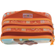 Foto de Estuche Escolar Chenson Princesas Moana Naranja 