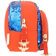 Foto de Estuche Escolar Dc Comics Ww Azul/Rojo Yadatex 