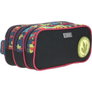 Foto de Estuche escolar doble Chenson CO65619-9 Norca azul 