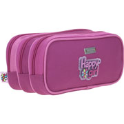 Foto de Estuche escolar doble Chenson HG65662-P Happy Girl rosa 