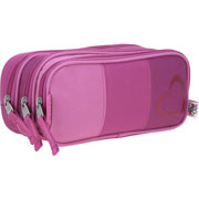 Foto de Estuche escolar doble Chenson HG65662-P Happy Girl rosa 