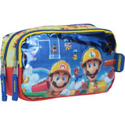 Foto de Estuche escolar doble Chenson MB64512-L Mario Bros amarillo 