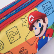 Foto de Estuche escolar doble Chenson MB65623-9 Mario Bros azul 
