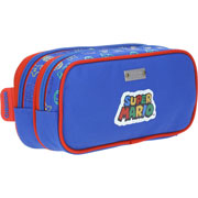 Foto de Estuche escolar doble Chenson MB65623-9 Mario Bros azul 
