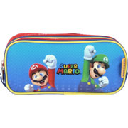 Foto de Estuche escolar doble Chenson MB65705-9 Mario Bros azul 