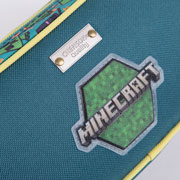 Foto de Estuche escolar doble Chenson MC65591-G Minecraft verde 
