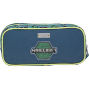 Foto de Estuche escolar doble Chenson MC65591-G Minecraft verde 