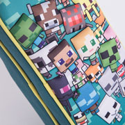 Foto de Estuche escolar doble Chenson MC65591-G Minecraft verde 